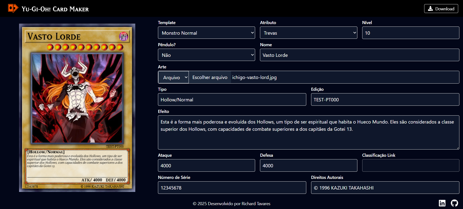 Yu-Gi-Oh Card Maker